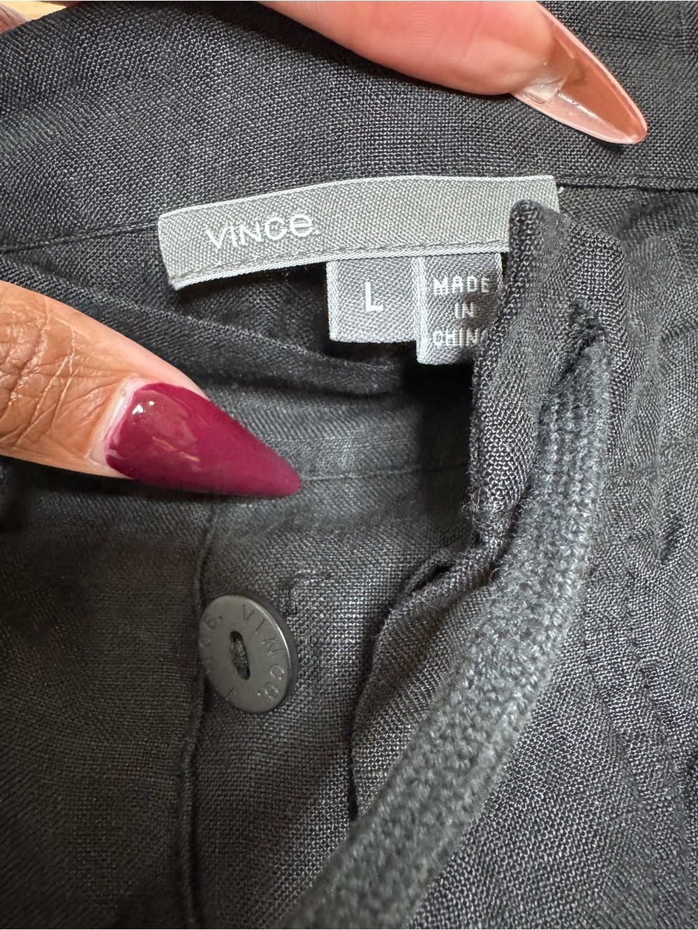 Vince Linen Drawstring Pants - Picture 3 of 11